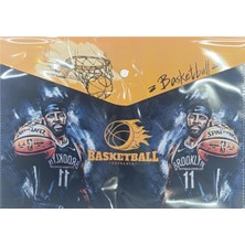 Hype Store Npratik Tasarım Çıtçıtlı Dosya Dekoratif Retro Baskılı Sağlam A4 Boyut (Spor)