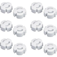 Hype Store ® 24 Adet Bebek Priz Koruyucu Kilidi Kapağı Güvenlik Emniyet Seti Fiş Kapağı