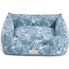 Hype Store Pet Comfort Alpha Merta Mavi-Beyaz Köpek Yatağı M 65X80CM