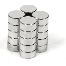 Hype Store Ø6x3 mm Neodimyum Yuvarlak Silindirik Mıknatıs - 50 Adet Set