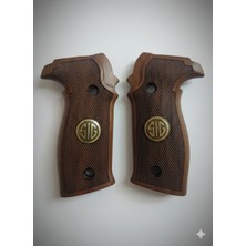 Sig Sauser P226 Ahşap Lazer Işlemeli Logolu Kabze
