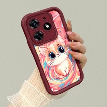 HONTINGA Tecno Spark 10 Pro ile Uyumlu Kılıfı Düşüme Önleyici Basitlik Anti Düşme Kamera Korumali Yağlı Boya Bordo Desen Yumuşak Silikon Telefon Kılıfı Kadın ve Erkek Için Uygundur K2-7119