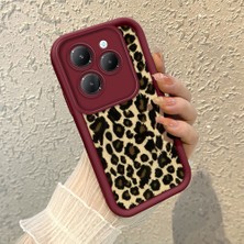 HONTINGA Infinix Hot 40 Pro ile Uyumlu Kılıfı Düşüme Önleyici Basitlik Anti Düşme Kamera Korumali Pardesü Deseni Bordo Desen Yumuşak Silikon Telefon Kılıfı Kadın ve Erkek Için Uygundur K2-7118