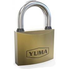 MiraLive Sarı Kaplama Döküm Kısa Asma Kilit 38MM