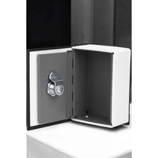 Efe Avm Gizli Kasa Kitap Görünümlü Anahtarlı Çelik Mini Kasa - Lisinya