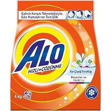 Starseven Alo-4 kg Kar Çiçeği Ferahlğı Beyazlar ve Renkliler Hızlı Çözülme Toz Deterjan