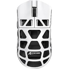 Starseven Attack Shark R3 Magnezyum Alaşımlı Kablosuz Mouse – 46G Hafif, Pixart PAW3395 Sensör,