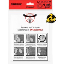 Hype Store Proalet Tek Kanat Pratik Sineklik, 0.75 M x 1.25 M Tül, Kapı & Pencere Uyumlu, 4 M Yapıştırma Bantlı