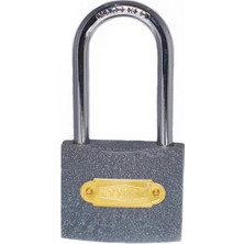 MiraLive Eko Gri Döküm Uzun Kancalı Asma Kilit 63MM