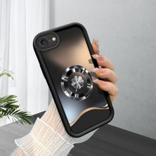 HONTINGA iPhone 8 ile Uyumlu Kılıfı Düşüme Önleyici Basitlik Anti Düşme Kamera Korumali Totem Siyah Desen Yumuşak Silikon Telefon Kılıfı Kadın ve Erkek Için Uygundur K2-0243