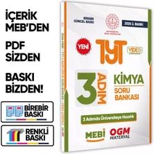 2025 Tyt Mebi-Ogm 3 Adım Kimya Soru Bankası Renkli A4 Boyut Video Çözümlü (Karakutu Katkılarıyla)