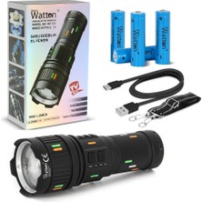 Kyops 5000 Lümen Cree Tg LED Şarj Göstergeli El Feneri  WT-731 - Lisinya