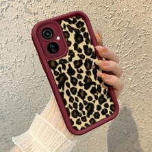 HONTINGA Tecno Camon 19 Neo ile Uyumlu Kılıfı Düşüme Önleyici Basitlik Anti Düşme Kamera Korumali Pardesü Deseni Bordo Desen Yumuşak Silikon Telefon Kılıfı Kadın ve Erkek Için Uygundur K2-7118