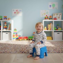 Ar Armese Çocuk Taburesi ,oyun Taburesi Güvenli Basamak, Dayanıklı ve Ergonomik Tasarım (Kırmızı)