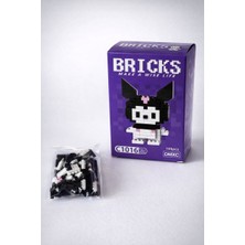 Bricks, Kuromi Mini Blok Yapım Seti , Koleksiyonluk & Eğitici Yapı Oyuncağı (14+)