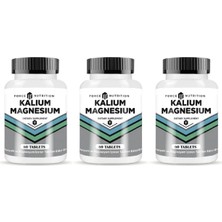 Force Nutrition Kalium Potasyum Magnesyum 60 Tablet 3 Kutu