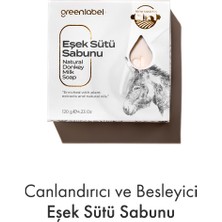 Green Label Eşek Sütü Sabunu Doğal Canlandırıcı Etkiyle 120 gr Tüm Cilt Tiplerine Uygun