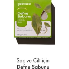 Green Label Defne Sabunu Natural Saç Ve Cilt İçin 120gr.