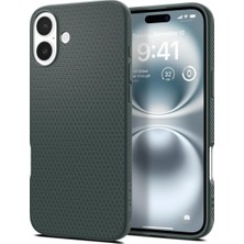 Hype Store iPhone 16 ile Uyumlu Ince Kılıf Liquid Air Hava Kanalı Teknolojisi Askeri Sınıf Koruma Abyss Dokulu