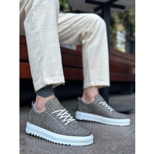 Baybonza BA0152 Bağcıklı Yüksek Taban Kahve Kırçıllı Erkek Ayakkabı