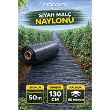 Procover Çilek Naylonu , 50 mt  , Genişlik 130 cm ,  80 Mikron Malç Naylonu