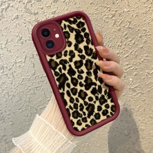 HONTINGA iPhone 11 ile Uyumlu Kılıfı Düşüme Önleyici Basitlik Anti Düşme Kamera Korumali Pardesü Deseni Bordo Desen Yumuşak Silikon Telefon Kılıfı Kadın ve Erkek Için Uygundur K2-7118