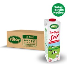 Sütaş Tam Yağlı Süt 1 L (12 Adet)
