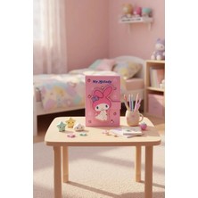 Miniso Sanrio Lisanslı My Melody A5 3D  Figürlü Mıknatıslı Not Defteri