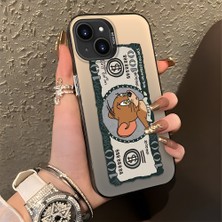 HONTINGA iPhone 15 ile Uyumlu Kılıfı Silikon Kenar Sert Arka Düşüme Önleyici Basitlik Anti Düşme Kamera Korumali Kedi ve Fare Desen Telefon Kılıfı Kadın ve Erkek Için Uygundur K1-0572