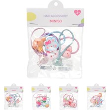 Miniso Çantalı Seri Saç Lastikleri (6 Adet)(B)