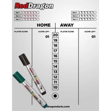 Red Dragon X0130 Dart Skorbordu