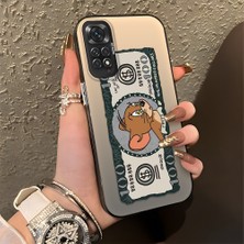 HONTINGA Xiaomi Redmi Note 11 ile Uyumlu Kılıfı Silikon Kenar Sert Arka Düşüme Önleyici Basitlik Anti Düşme Kamera Korumali Kedi ve Fare Desen Telefon Kılıfı Kadın ve Erkek Için Uygundur K1-0572