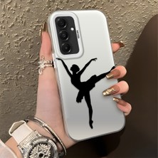 HONTINGA Samsung Galaxy A16 ile Uyumlu Kılıfı Silikon Kenar Sert Arka Düşüme Önleyici Basitlik Anti Düşme Kamera Korumali Bale Desen Telefon Kılıfı Kadın ve Erkek Için Uygundur K1-0573