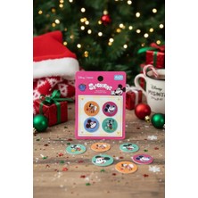 Miniso Disney Mickey Mouse Lisanslı Yemek Serisi Yuvarlak Mini Boy Not Kağıdı