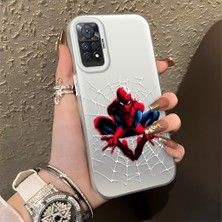 HONTINGA Xiaomi Redmi Note 11 Pro ile Uyumlu Kılıfı Silikon Kenar Sert Arka Düşüme Önleyici Basitlik Anti Düşme Kamera Korumali Spider Man Desen Telefon Kılıfı Kadın ve Erkek Için Uygundur K1-0576