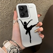 HONTINGA Xiaomi Redmi Note 13 Pro Plus 5g ile Uyumlu Kılıfı Silikon Kenar Sert Arka Düşüme Önleyici Basitlik Anti Düşme Kamera Korumali Bale Desen Telefon Kılıfı Kadın ve Erkek Için Uygundur K1-0573