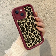 HONTINGA iPhone 13 ile Uyumlu Kılıfı Düşüme Önleyici Basitlik Anti Düşme Kamera Korumali Pardesü Deseni Bordo Desen Yumuşak Silikon Telefon Kılıfı Kadın ve Erkek Için Uygundur K2-7118