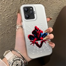 HONTINGA Xiaomi Redmi 12 ile Uyumlu Kılıfı Silikon Kenar Sert Arka Düşüme Önleyici Basitlik Anti Düşme Kamera Korumali Spider Man Desen Telefon Kılıfı Kadın ve Erkek Için Uygundur K1-0576