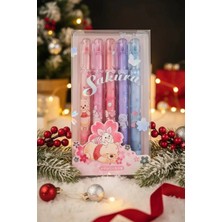 Miniso Disney Lisanslı Sakura Serisi Glitter Marker Seti (5 Adet)