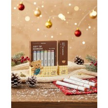 Miniso Butterbear Serisi 12 Renk Yumuşak Uçlu Marker