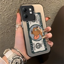 HONTINGA Infinix Hot 50I ile Uyumlu Kılıfı Silikon Kenar Sert Arka Düşüme Önleyici Basitlik Anti Düşme Kamera Korumali Kedi ve Fare Desen Telefon Kılıfı Kadın ve Erkek Için Uygundur K1-0572