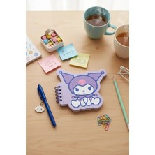 Miniso Sanrio Lisanslı Kuromi Figürlü Spiralli Not Defteri (80 Yaprak)