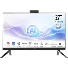 MSI MODERN AM273Q AI 1UM-280EU Intel Ultra 7 32GB 1TB SSD Windows 11 Home Siyah 27" FHD All In One Bilgisayar