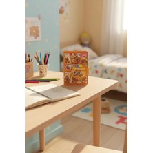 Miniso Mini Family Serisi B6 Ayraçlı Figürlü Mıknatıslı Not Defteri