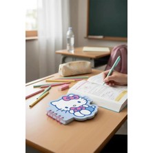 Miniso Sanrio Lisanslı Hello Kitty Figürlü Spiralli Not Defteri (80 Yaprak)