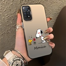 HONTINGA Xiaomi Redmi Note 11 Pro 4g ile Uyumlu Kılıfı Silikon Kenar Sert Arka Düşüme Önleyici Basitlik Anti Düşme Kamera Korumali Monica Desen Telefon Kılıfı Kadın ve Erkek Için Uygundur K1-0574