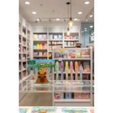 Miniso Pişirme Serisi Mimi Bara Figürlü 6 Renk Tükenmez Kalem Seti