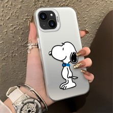 HONTINGA iPhone 15 Plus ile Uyumlu Kılıfı Silikon Kenar Sert Arka Düşüme Önleyici Basitlik Anti Düşme Kamera Korumali Monica Desen Telefon Kılıfı Kadın ve Erkek Için Uygundur K1-0574