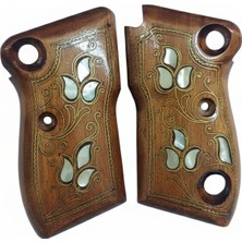 Yücel Av Bayii Saddam Beretta Mod 951 Işlemeli Telkari Sedef Kakma Kabza