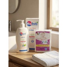 Dermadolin Minidolin Bebek Şampuanı (Hodan Yağı & Bal Özlü) + Beped 60'lı Bebek Temizleme Pamuğu Avantaj Paketi